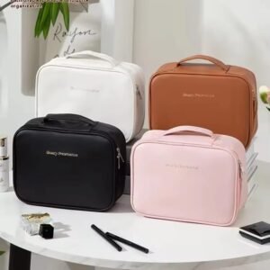 Premium Large Capacity Makeup Organizer Bag – Travel & Daily Use